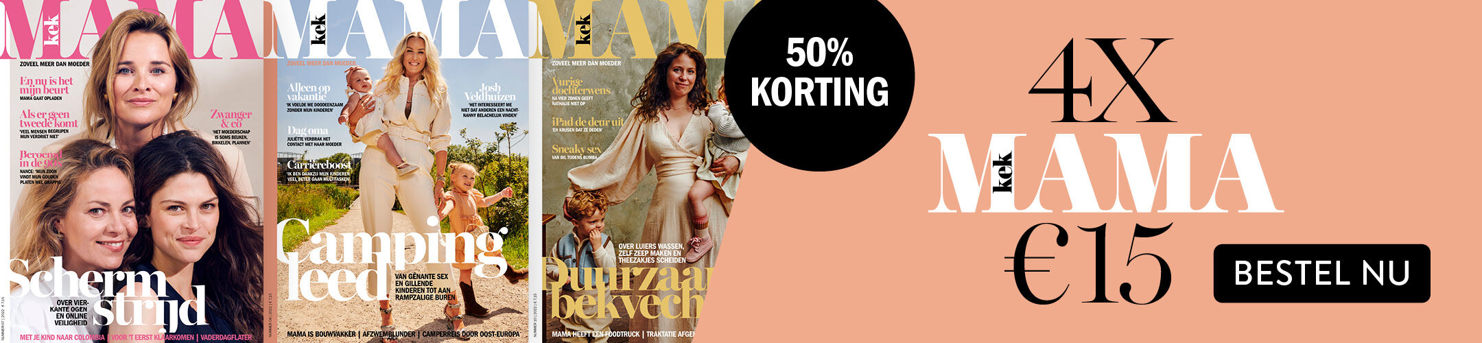 kek-mama-superdeal Aanbieding Kek Mama met 3 covers van Bekende Nederlands
