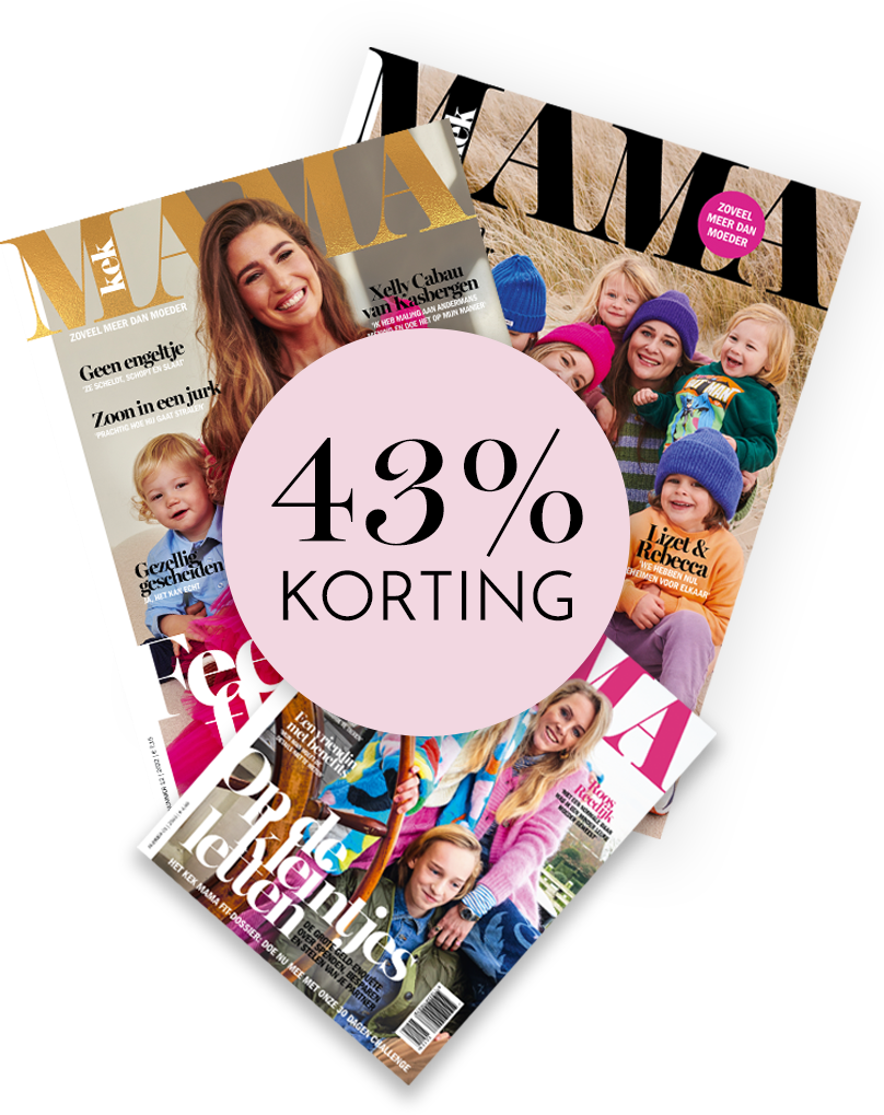 Drie Kek Mama magazines met bol van 43% korting