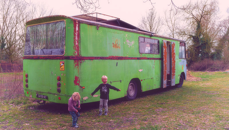 Zuid-Europa bibliotheekbus