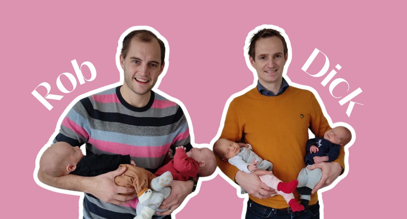 Tweelingpapa Dick: ‘Terwijl we echt ons best deden om stereotypen te voorkomen’