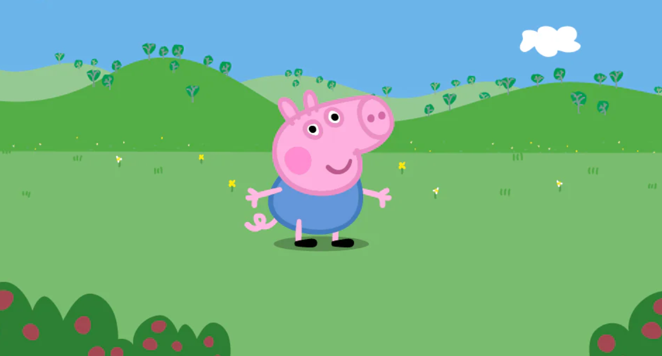 Peppa Pigs broertje George onthult dat hij een beperking heeft