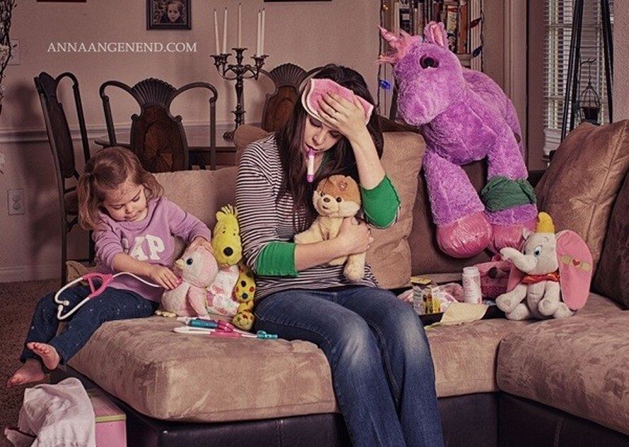 Illustratie bij: Fotoserie: de chaos van het ouderschap