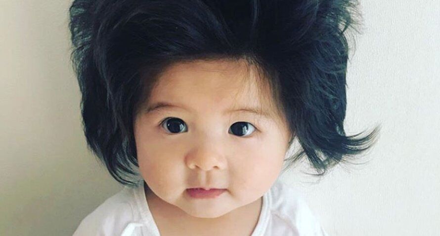 baby enorme haardos Instagram