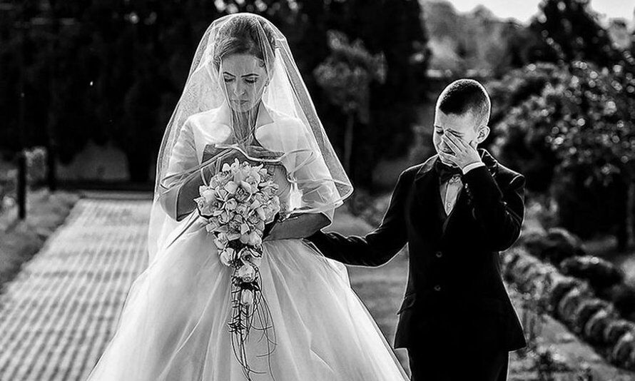 Illustratie bij: Fotoserie: 9 bijzondere bruiloften met kinderen