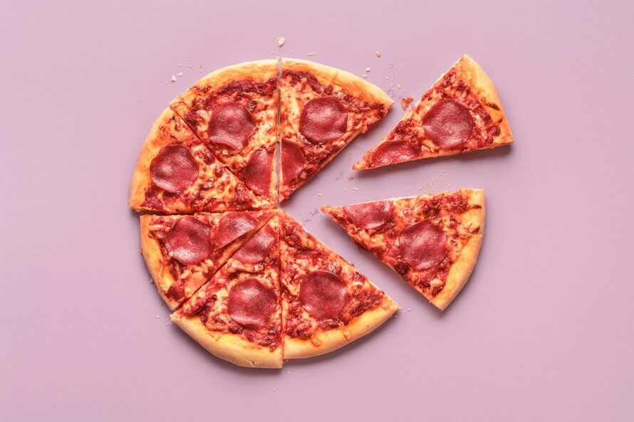 pizza eten