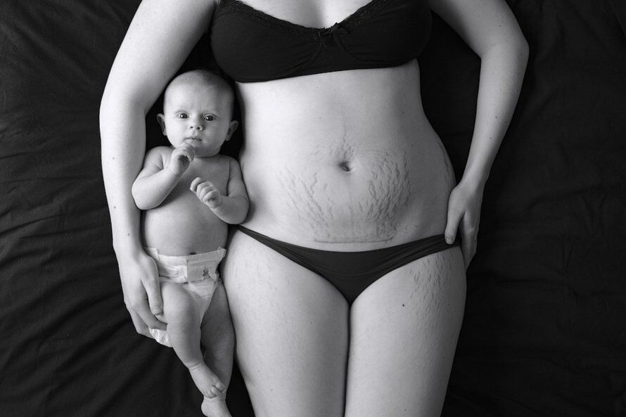 moeder lichaam zwangerschap