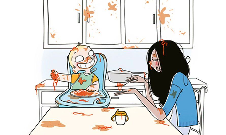 Illustratie bij: Deze illustraties over het moederschap laten je gegarandeerd lachen
