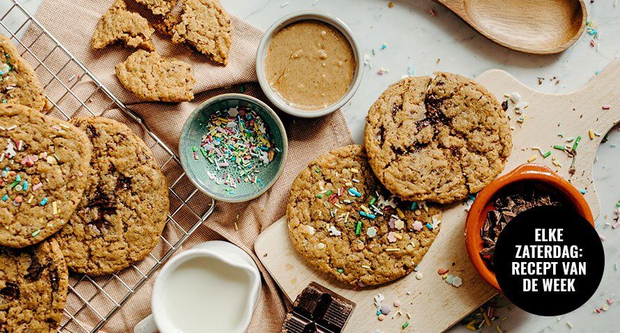 Illustratie bij: Hou ieder kind (en ouder) zoet met deze vegan American cookies in 3 varianten