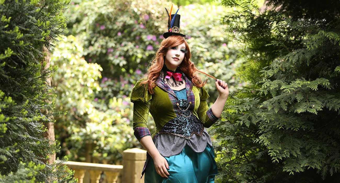portret cosplay Debby Mad Hatter