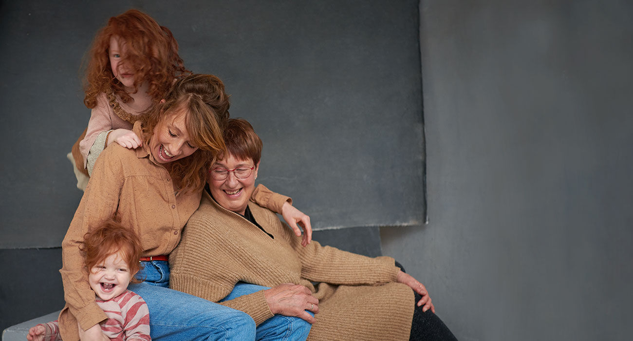 ‘Grandma loves seeing the red curls on her granddaughters’