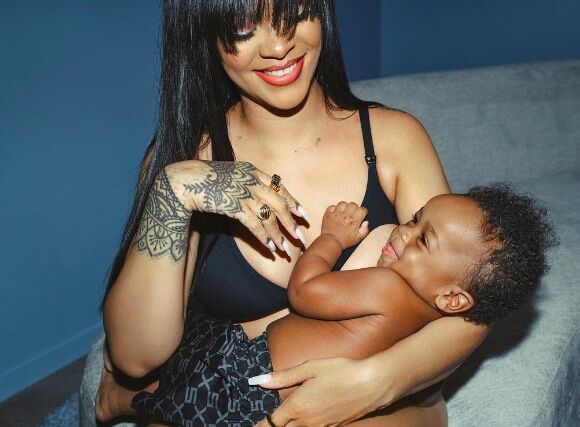 Rihanna dropt zwangerschapscollectie met prachtige voedingsbh’s