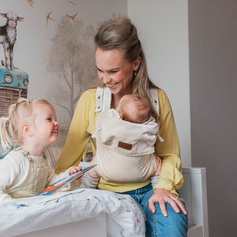 Illustratie bij: Duurzaam baby dragen met het nieuwe abonnementsmodel van ByKay