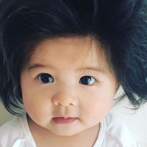 Illustratie bij: Baby met enorme haardos is hit op Instagram