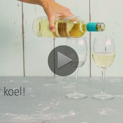 Illustratie bij: VIDEO: Snel een fles wijn koelen