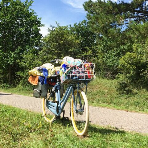 Illustratie bij: Met je kleuter op de fiets van Hoek van Holland naar Vlieland