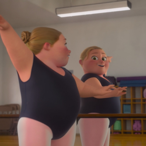 Illustratie bij: Lovende reacties op korte Disney-film met plussize ballerina: ‘Dit had ik als klein meisje willen zien’