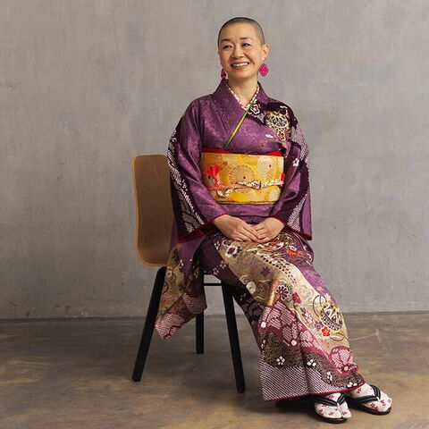 Illustratie bij: ‘Een kimono aantrekken is een kunst, ik heb er zelfs voor gestudeerd’