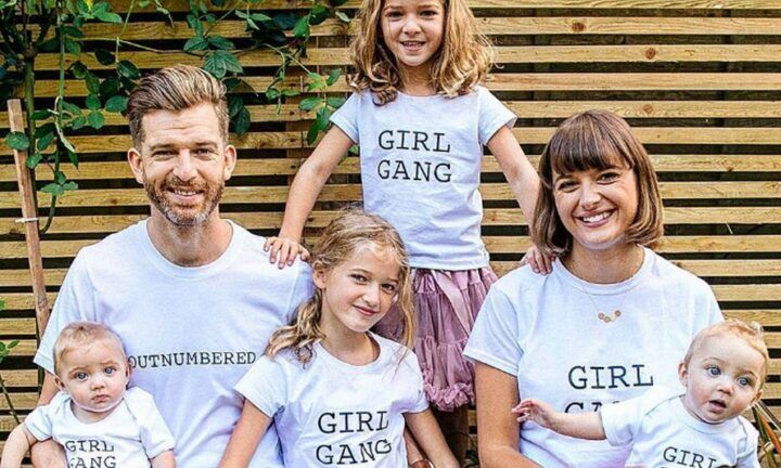 foto's vader vier dochters Instagram