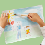 Tina’s dochter (5) maakte knutselwerk voor overleden vader: ‘Toen zag ik wat de juf ermee had gedaan’