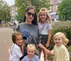 Anouk columnist met gezin