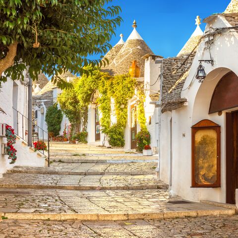 Italie, Puglia Trulli huisjes
