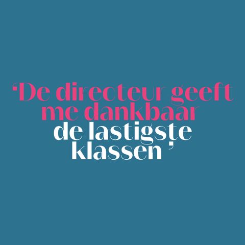 Illustratie bij: De Juf: ‘Ik had een herseninfarct gehad. Werken is de komende drie maanden uit den boze en ik mis mijn klas’