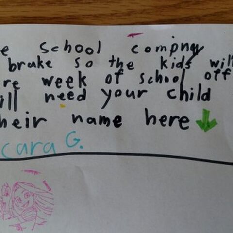 Illustratie bij: Meisje houdt ouders voor de gek met ‘brief van school’