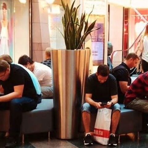 Illustratie bij: Fotoserie: deze mannen hebben (ook) een hekel aan shoppen