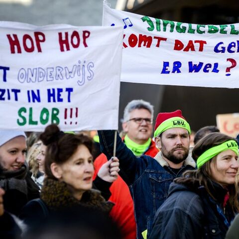 Illustratie bij: Helft van de basisscholen vrijdag dicht door lerarenstaking
