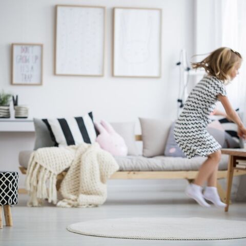 Illustratie bij: Het kan: een stijlvolle speelhoek in de woonkamer