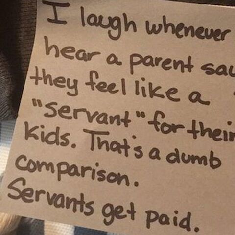 Illustratie bij: Zo grappig: deze post-its vertellen de harde waarheid over het leven van een thuisblijfvader