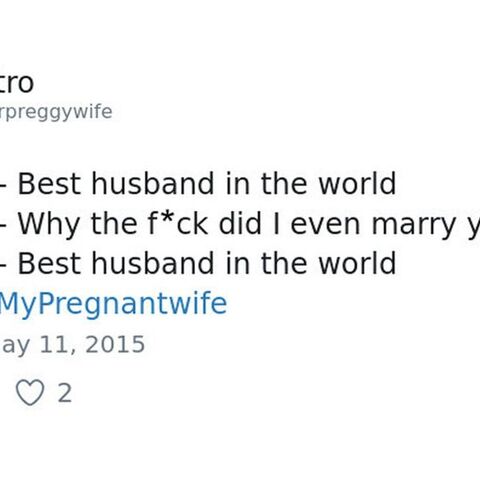 Illustratie bij: #pregnantwifeproblems: mannen delen lollige reacties van hun zwangere vrouw