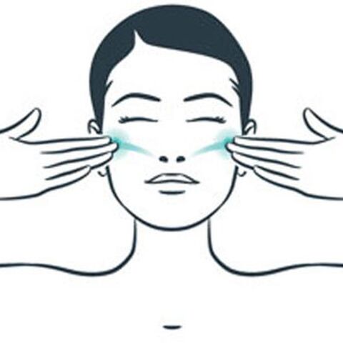 Illustratie bij: Lekker: 1 minuut gezichtsmassage