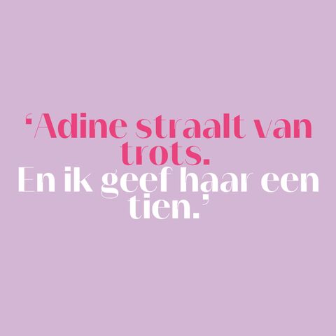Illustratie bij: Juf Liesbeth: ‘Adine drentelt voor mijn lessenaar. Ze heeft rode konen en een trillipje’