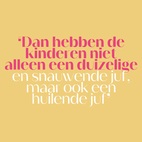 Illustratie bij: De juf: ‘Dat er iets mis met me is weet ik al een tijdje, maar ik ben wel geschrokken’