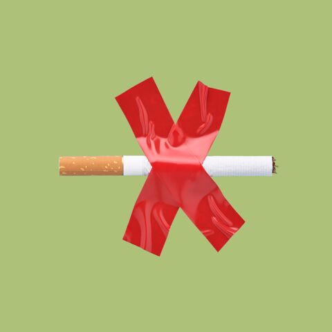 Illustratie bij: Saskia: ‘Met open mond keek ik hem aan toen mijn peuter denkbeeldige sigarettenrook uitblies’