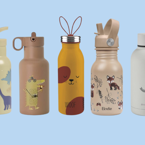 Illustratie bij: Shoppen maar: de leukste RVS drinkflessen voor kinderen