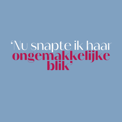 Illustratie bij: De Juf: ‘Ik kon wel door de grond zakken, de moeder van Lola kwam me al zo bekend voor!’
