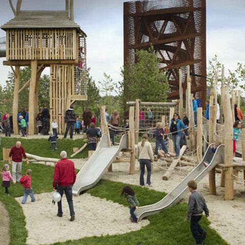 Illustratie bij: De leukste natuurspeeltuinen in Utrecht: modder, avontuur en blije kids