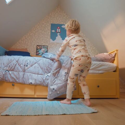 Illustratie bij: Ongelukje in bed? Met dit dekbed wordt verschonen een stuk makkelijker