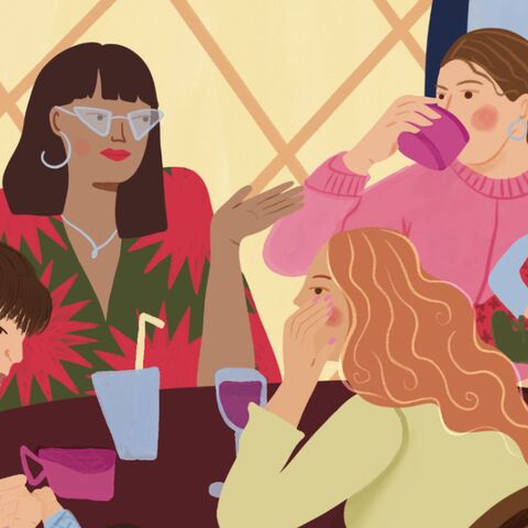 Illustratie bij: Vriendschap na kinderen: ‘Ineens spraken ze vaker af zonder mij, met hun kindjes’