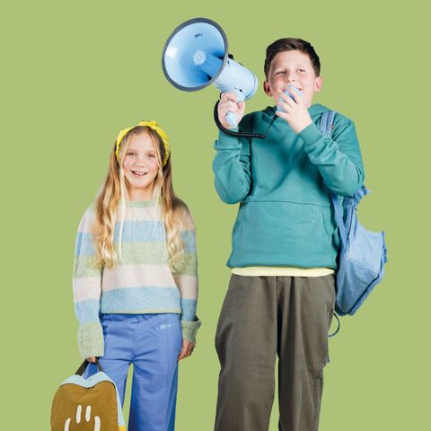 Illustratie bij: Iva en Rafael zijn de Klimaat Kids: ‘Door ons gaan juffen en meesters nu ook vaker op de fiets’