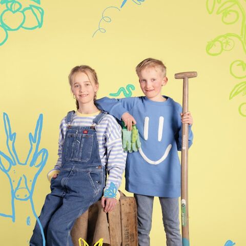 Illustratie bij: Tweeling Ellen en Jan (11): ‘Later willen we een restaurant openen met gerechten uit ons voedselbos’