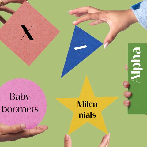 Illustratie bij: Een generatiedingetje: ‘De millennial is geneigd zich weg te cijferen, een gen Z-moeder zet zichzelf op één’