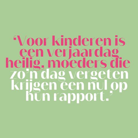 Illustratie bij: De juf: ‘Ik zou het rot vinden als de moeder van Dylan zijn traktatie vergeet’