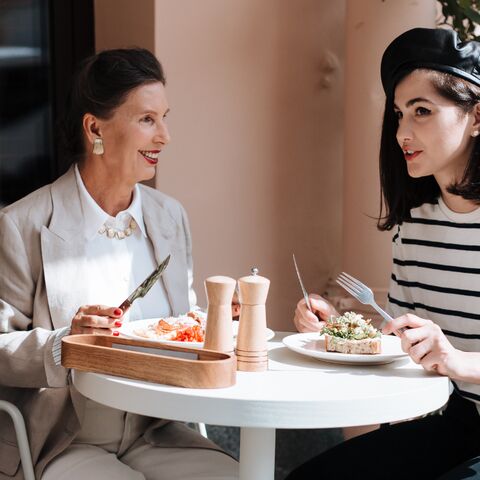 restaurant uit eten opa en oma