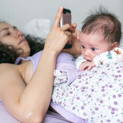 telefoon moeder baby