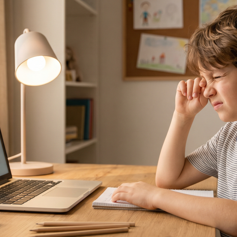 Illustratie bij: Steeds meer kinderen bijziend: hoe herken je myopie bij jouw kind?