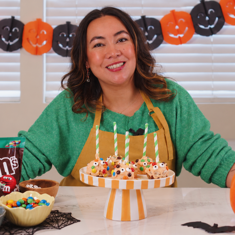 Illustratie bij: Halloween movie night? Deze griezelig lekkere snacks met M&M’S maken het feestje compleet