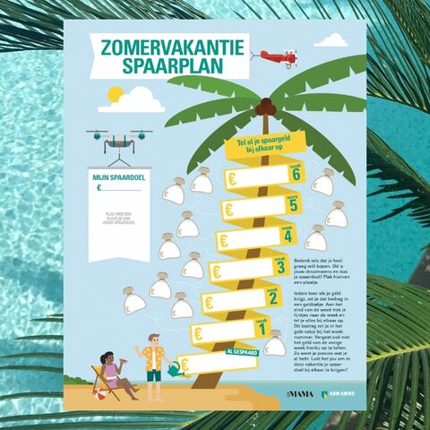 Illustratie bij: Download het Zomervakantie Spaarplan hier!